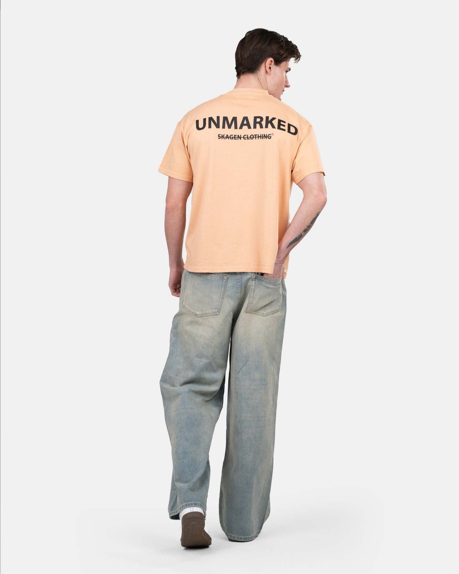 UNMARKED T-shirt Peach | Skagen - clothing.dk